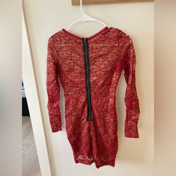 Mendocino Metallic Red Dress - Picture 3 of 8